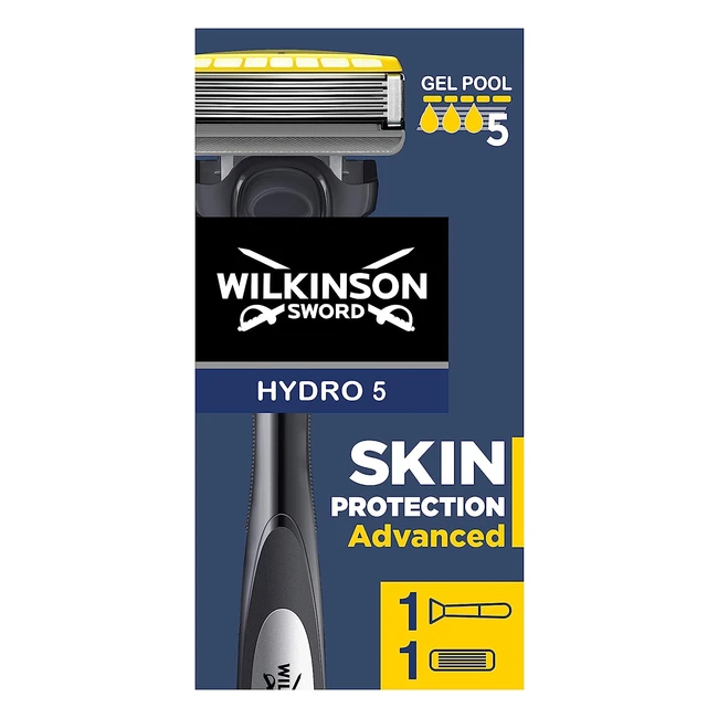 Wilkinson Sword Hydro 5 Skin Protection Advanced Razor - 5 Klingen, Hautschutz, ergonomisches Design