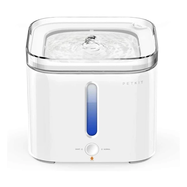 Fontaine à eau PETKIT pour chat/chien - Ultra silencieuse - Filtre de remplacement inclus - Blanc