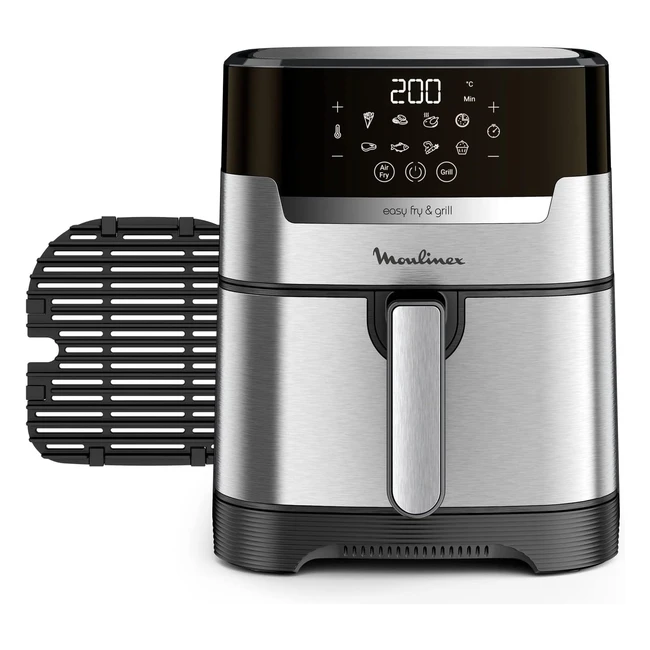 Moulinex Friteuse Sans Huile XL - Gril 42L - 8 Programmes - Timer Digital - Air Fryer - Frites Grillades - Poulet Rôti - Easy Fry Grill Digital 2en1