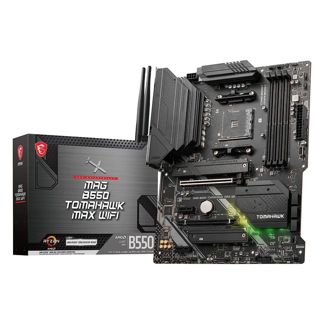 MSI MAG B550 Tomahawk Max WiFi Mainboard AMD Ryzen 5000 DDR4 Boost PCIe 40