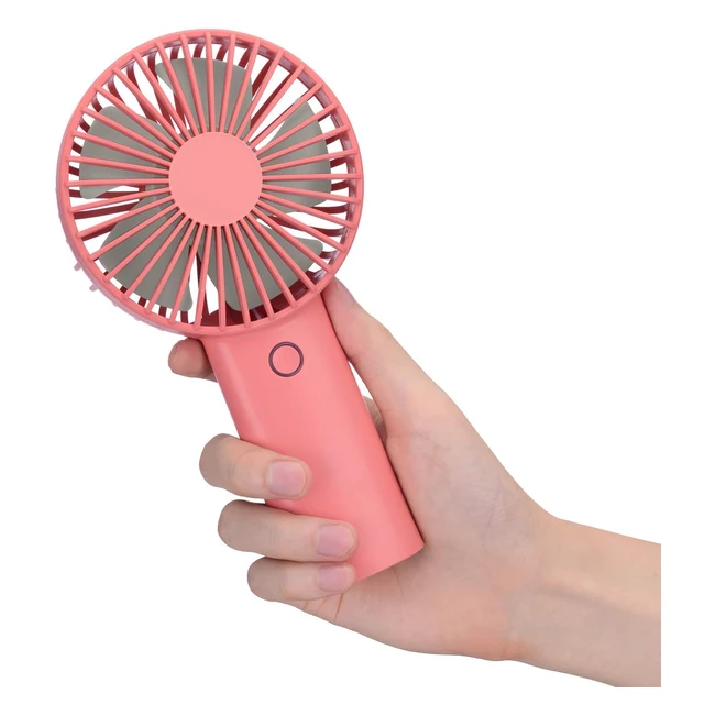 Ventilateur USB de poche 4400mAh avec 3 vitesses réglables - Silencieux et portable