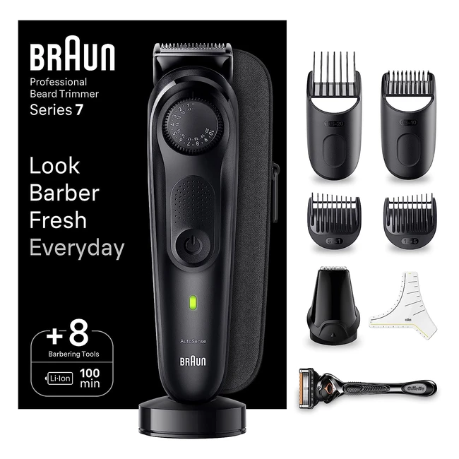 Tondeuse à barbe professionnelle Braun Series 7 BT7440 - Lame ProBlade - Outils professionnels