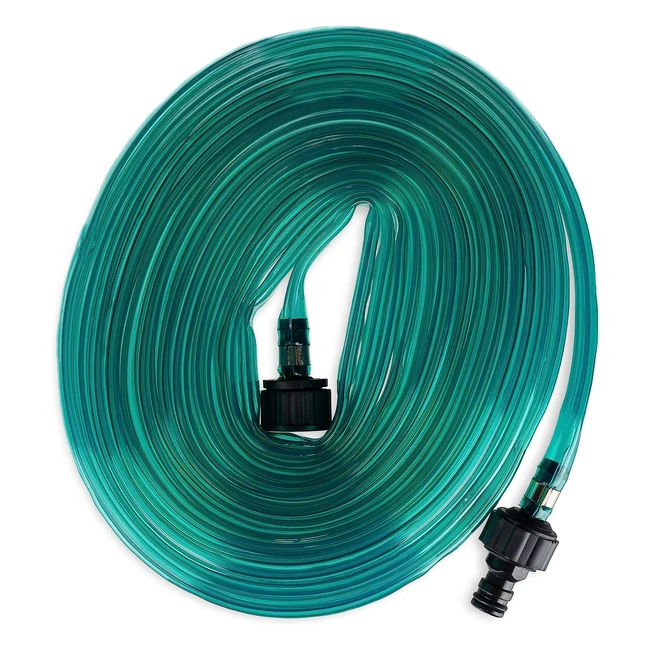 Tuyau d'arrosage Relaxdays avec lance à eau - 82m - Vert