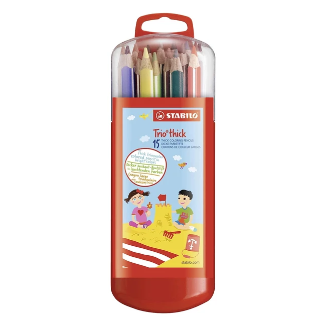 Stabilo Trio Thick Zebrui Buntstift Set 15 Farben