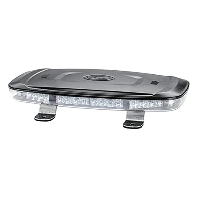 Hella 2RL 014 565011 LED-Warnleuchte Mini-Lightbar 1224V Kristallklar Gelb Kabel 500mm Montage