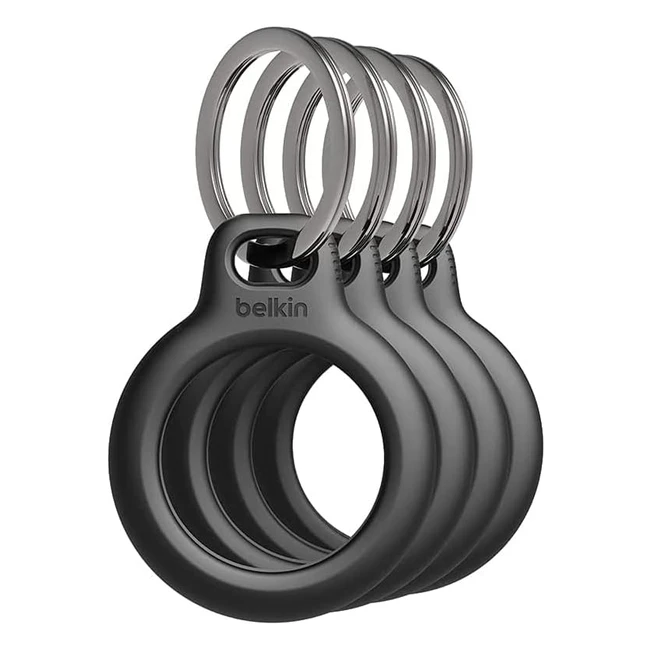 Custodia Belkin per AirTag con Anello Portachiavi - Nero