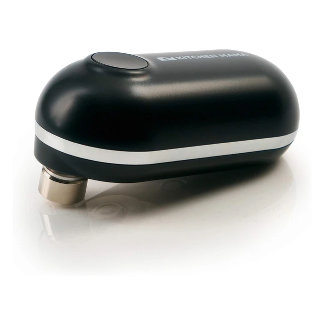 Ouvre-boîte électrique Kitchen Mama Mini - Fonctionnement automatique - Format adapté aux voyages - Noir