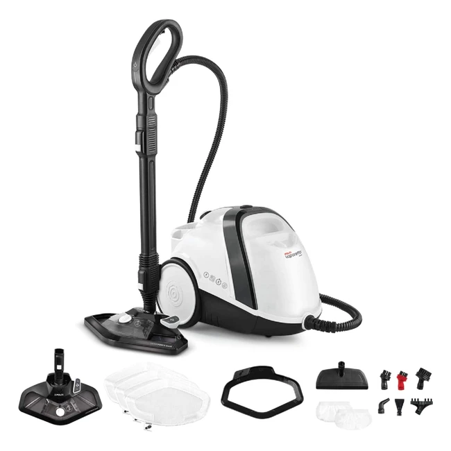 Polti Vaporetto Smart 120 Dampfreiniger, 4 bar, tötet 99,99% Viren, Keime und Bakterien, inkl. 14 Zubehörteile