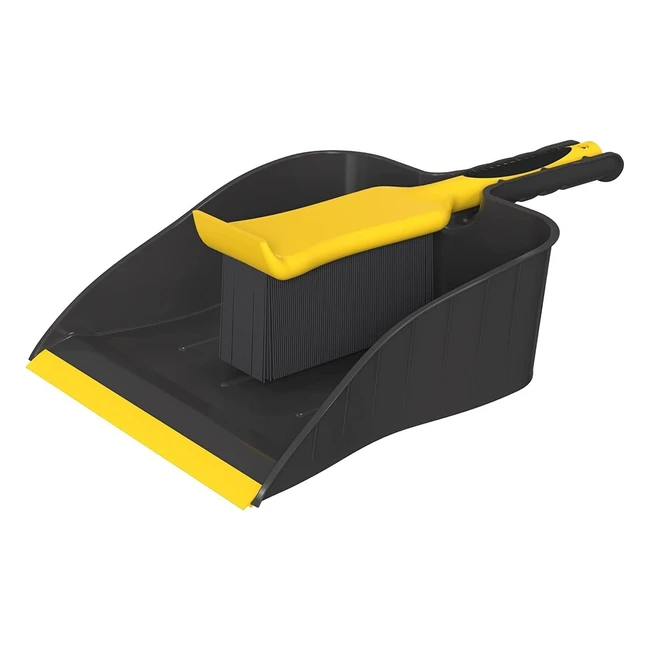 Heavy Duty Dustpan and Brush Set - Perfect for Indoor/Outdoor Cleaning - Tuulkit
