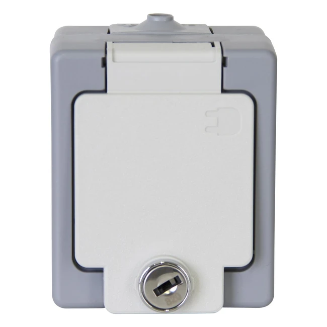 Toma de Corriente Schuko Kopp 105648002 - ¡Manejo sencillo y forma robusta!