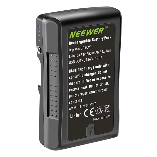 Batería Recargable Neewer V-Mount 95Wh 6600mAh para Cámaras Sony