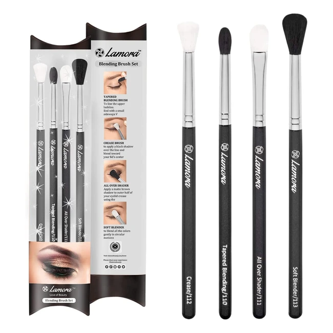 Set de Brochas Profesionales para Ojos - Duración Larga - Look Perfecto
