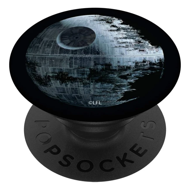 Star Wars Death Star II Halbfertig PopSockets PopGrip für Handys/Tablets mit austauschbarem Top