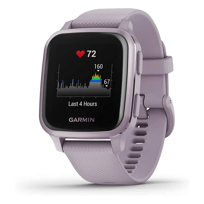 Garmin Venu Sq GPS Smartwatch - All-Day Health Monitoring, Fitness Features, Metallic Orchid