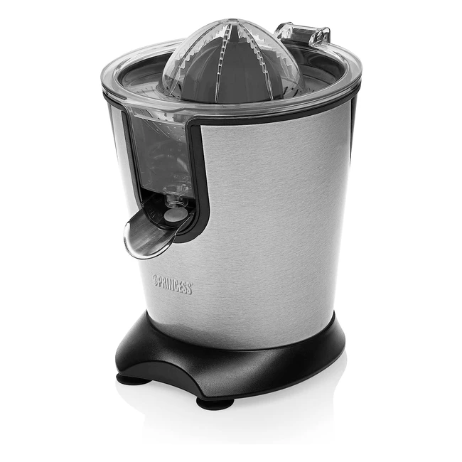 Spremiagrumi Princess 201850, 160W, Acciaio Inossidabile, Cono Universale