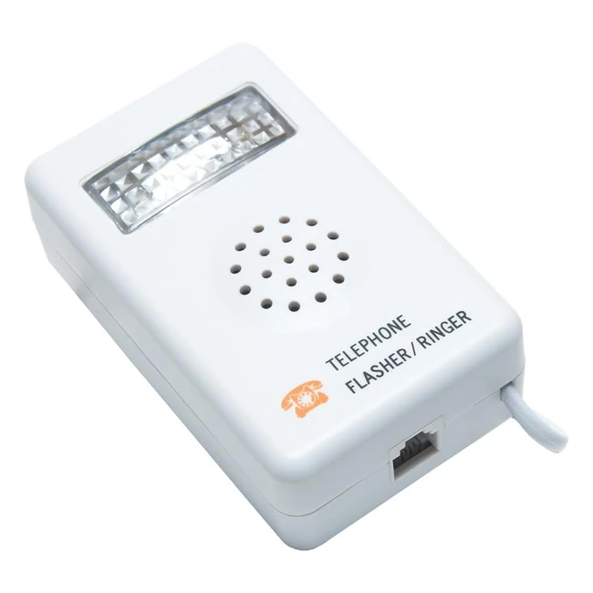 Avalva 1245 Amplificatore Suoneria Telefono Luminoso Bianco Wei