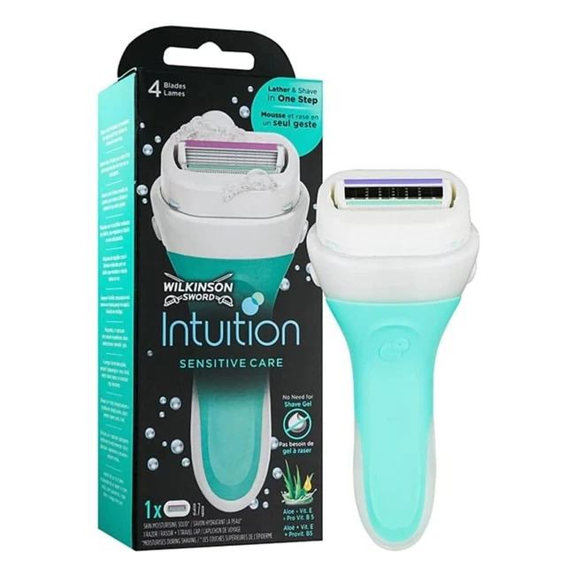 Wilkinson Sword Intuition Sensitive Care Rasierer 70041600 - Frauen Rasierer mit 4 Klingen
