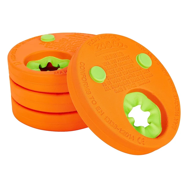 Zoggs Float Discs Armbands - Confidence Building Arm Bands - Safe Zoggs Swimming Armbands - Ideal Swimming Floats for Kids