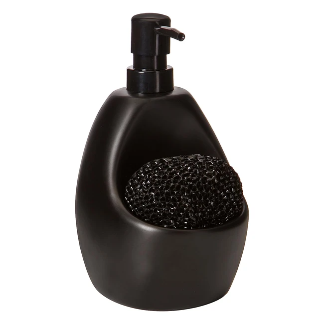 Umbra Joey 330750040 Seifenspender und Schrubberhalter 740 ml Schwarz - Hochwertiges Design