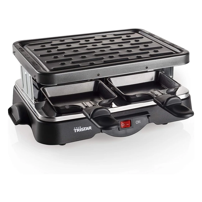 Tristar RA2949 Raclette - Antihaftbeschichtung, integrierte Griffe, rutschfeste Füße
