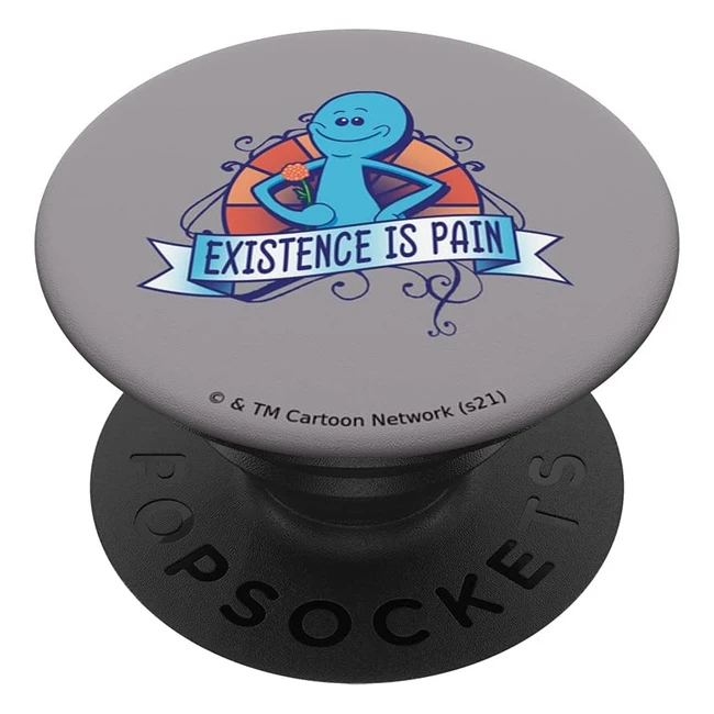 Rick and Morty Existence is Pain Popsockets Popgrip mit austauschbarem Top