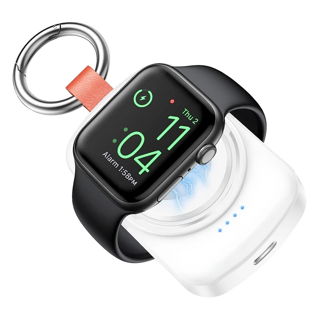 Caricatore Wireless Portatile per Apple Watch - Caricabatterie iWatch da 1800mAh