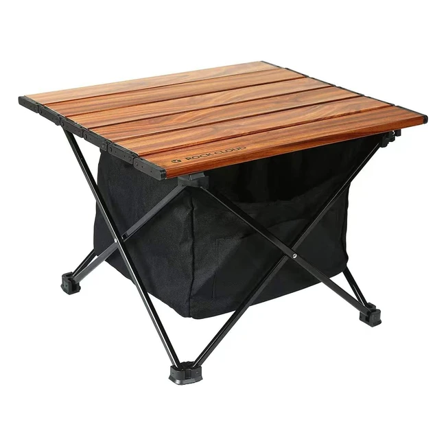 Rock Cloud Portable Camping Table - Ultralight Aluminum Folding Beach Table - Camp for Camping, Hiking, Backpacking - Brown - Ref: RC-123 - Lightweight & Durable