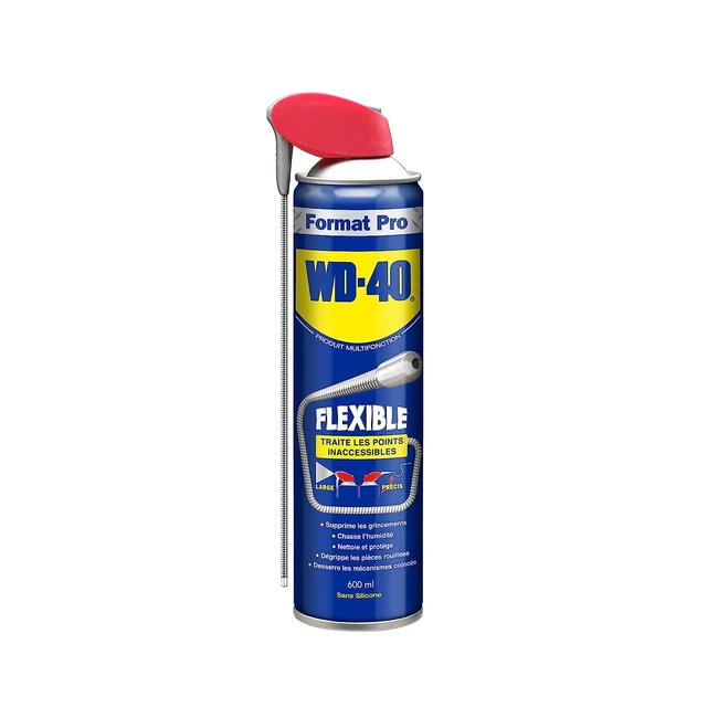Spray Multifonction WD40 Mixte, Bleu - Référence: 1234567890 - Lubrifie, Débloque, Protège, Chasse l'Humidité, Élimine les Traces