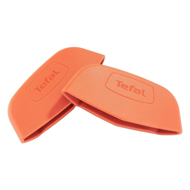 Asas de Silicona Tefal Aroma - Resistentes y Duraderas - Color Naranja