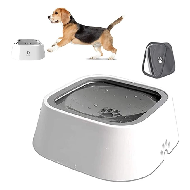 Ciotola galleggiante per animali domestici - SaponiTree - Antiversamento - Contenitore per acqua - Senza spruzzi - Cani e gatti