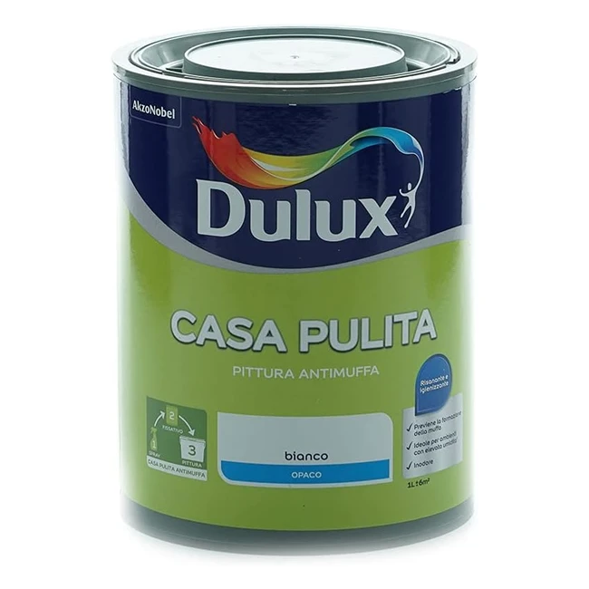 Dulux Casa Pulita - Pittura Antimuffa 1L Bianco