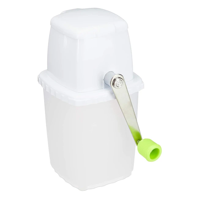 Broyeur de Glace Manuel Relaxdays - Rapide et Facile - Accessoire de Bar sans 