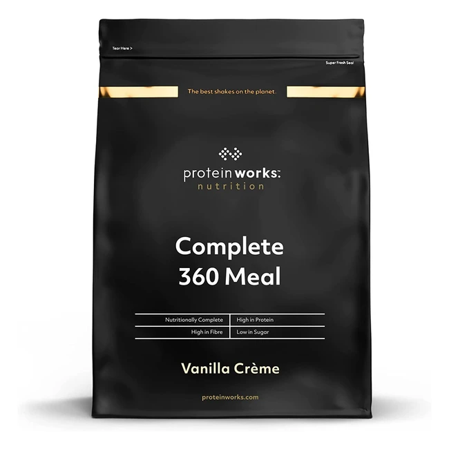 Protein Works 360 Meal Shake - High Protein Meal Replacement - 20 Servings - Vanilla Crème