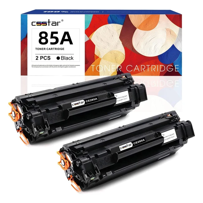Cartuchos de Tóner de Repuesto CSSTAR para HP 85A CE285A - Negro