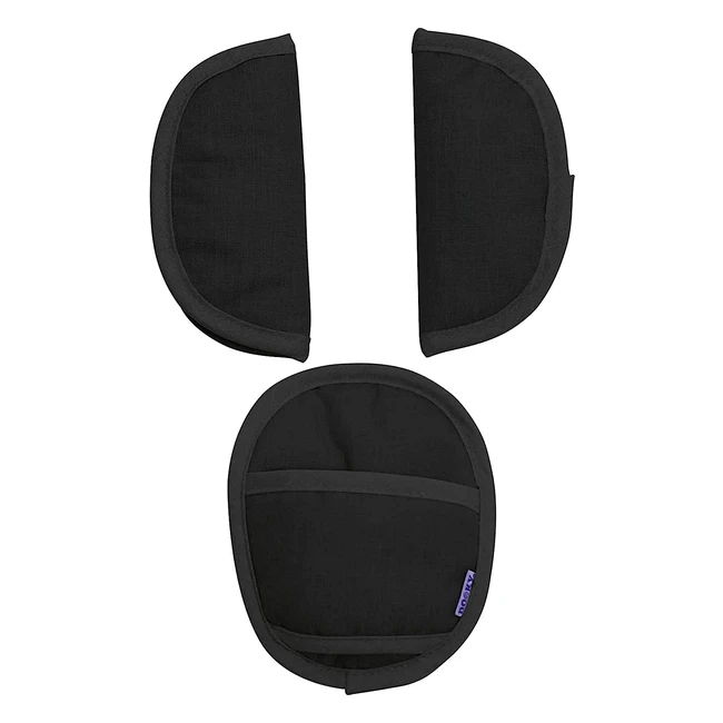 Dooky Universal Harness Pads - Black  Comfort  Style  Reference 12345