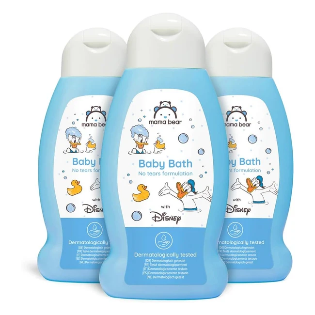Mama Bear Disney Bagnoschiuma per Bambini No Lacrime - Confezione da 3 x 300ml