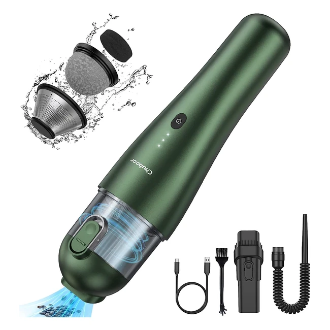 Chuboor Aspirabriciole Portatile 7000Pa 3 in 1 - Verde