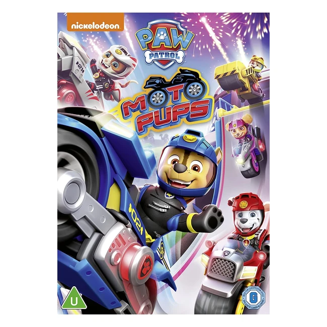 Paw Patrol Moto Pups DVD 2022 - ¡Diviértete con los cachorros en moto!