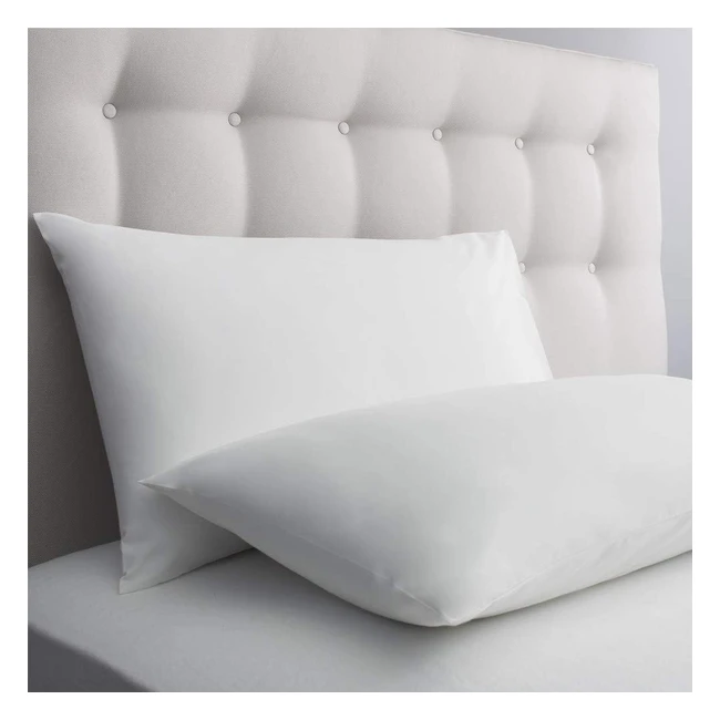 Set 2 Federe Cotone Egiziano 600 Fili - Morbide e Traspiranti - Bianco