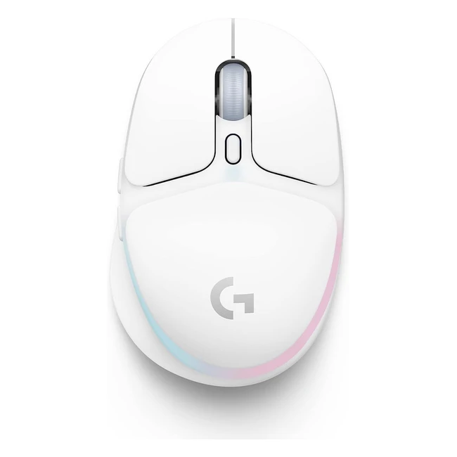 Logitech G G705 - Ratón inalámbrico gaming, RGB personalizable, ligero, conexión Bluetooth - Blanco