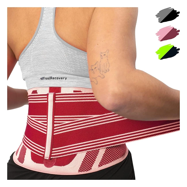 Ceinture Lombaire Maintien Homme et Femme - Soutien Dorsal pour Travail et Sports - Réf. 12345