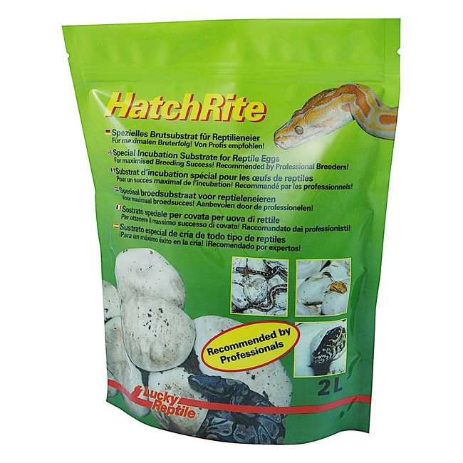 Substrat d'incubation pour ufs de reptiles - Lucky Reptile HR2 - 2L