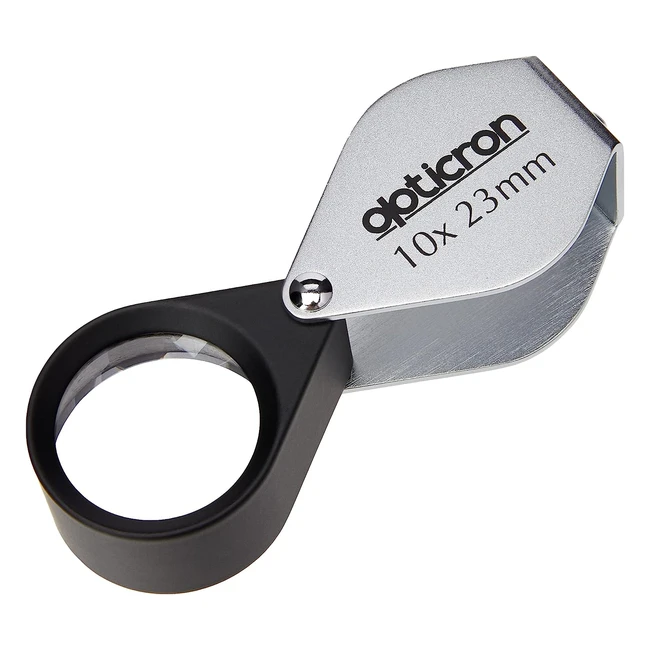 Loupe pliable en métal Opticron 10x23mm - Agrandissement puissant et pratique