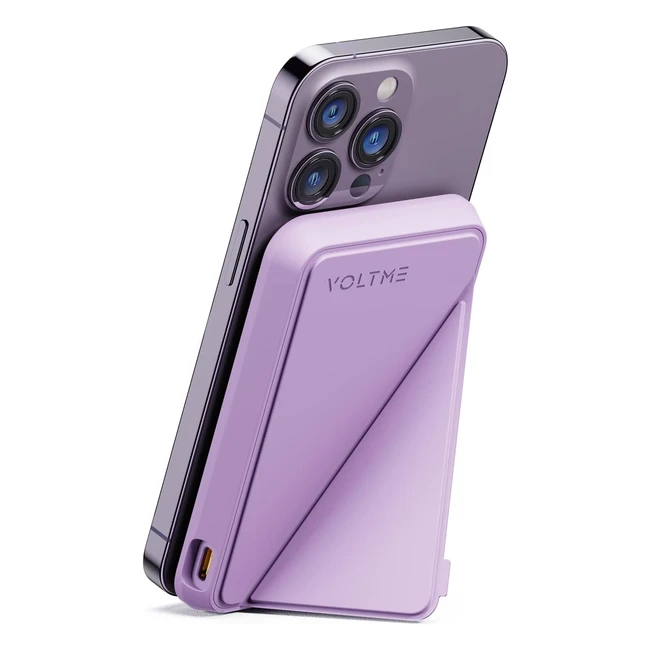 Cargador portátil magnético inalámbrico Voltme 5000mAh USB-C
