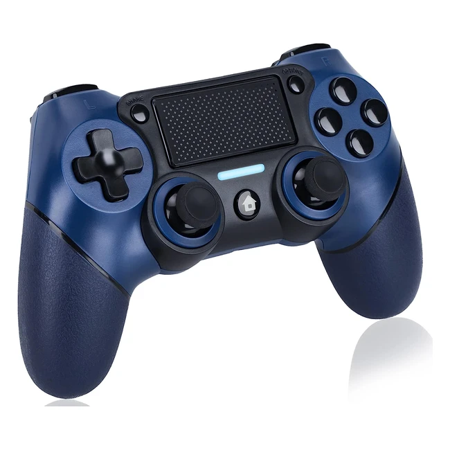 Controller wireless Voofun per PS4 - Joystick compatibile con PS4 Pro Slim - Bluetooth - Doppia vibrazione - Touchpad - Sensore 6 assi - Cuffie jack - Batteria 1000mAh