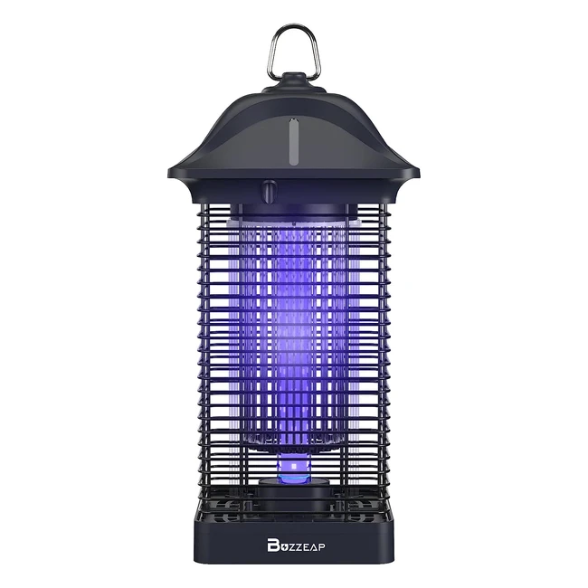 Buzzeap Mata Mosquitos Elctrico - Lmpara Mejorada 60 Perlas UVLED