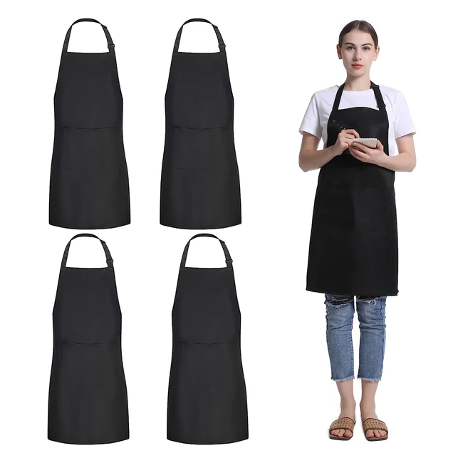 Tabliers de chef imperméables et réglables - 4 pièces - FunChaos
