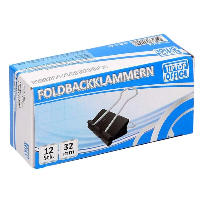 Pinces pliantes 32 mm 121 - Maintient les feuilles et les piles de papier