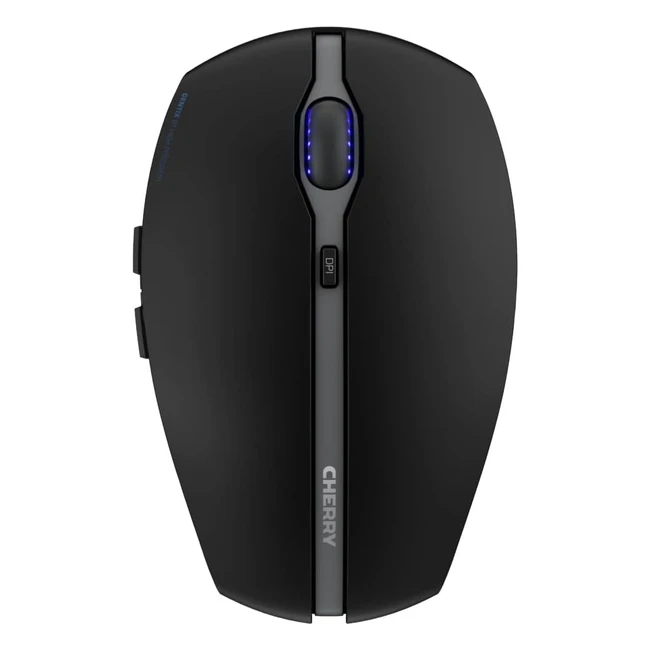 Mouse Bluetooth Cherry Gentix BT - Senza Fili - Multidevice - Risoluzione Commutabile 1000/2000 DPI - 7 Pulsanti - Nero
