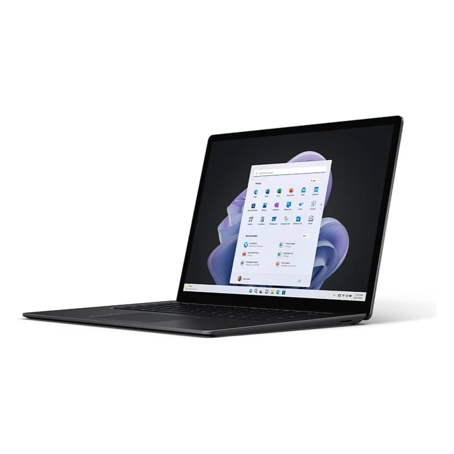 Microsoft Surface Laptop 5 Superthin 15 Inch Touchscreen Laptop - Black - Intel Evo 12th Gen Core i7 - 32GB RAM - 1TB SSD - Windows 11 Home - UK Plug